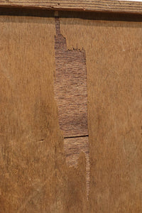 大らかな流れの杢目が魅力的な正方形の木箱 DC2018