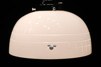 乳白色ガラスに和モダンな模様が浮かびあがる電笠 DC2096