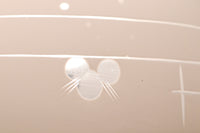 乳白色ガラスに和モダンな模様が浮かびあがる電笠 DC2096