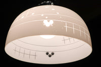 乳白色ガラスに和モダンな模様が浮かびあがる電笠 DC2096