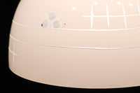 乳白色ガラスに和モダンな模様が浮かびあがる電笠 DC2096