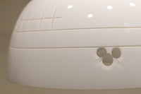 乳白色ガラスに和モダンな模様が浮かびあがる電笠 DC2096