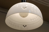 乳白色ガラスに和モダンな模様が浮かびあがる電笠 DC2096