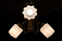 モダンデザイン!! 個性的な笠を備えた3灯式シャンデリア DC2767