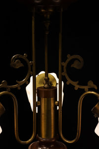 モダンデザイン!! 個性的な笠を備えた3灯式シャンデリア DC2767