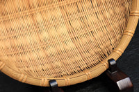 丁寧な竹の編み込みが美しい丸ザル DC2877ab 在庫(a:1 b:0)個