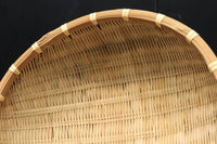 丁寧な竹の編み込みが美しい丸ザル DC2877ab 在庫(a:1 b:0)個