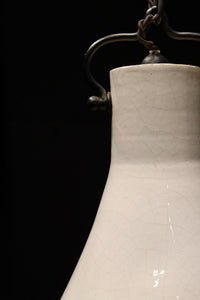 優しい明りが灯る陶器製電笠 DC3459