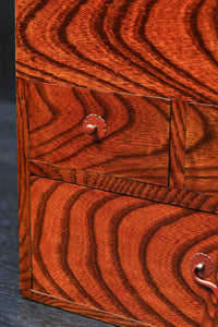 見栄えのする杢目が流れる針箱 DC3533