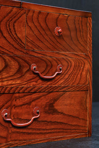 見栄えのする杢目が流れる針箱 DC3533