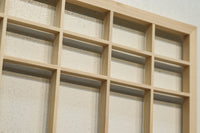 麻の葉組子の並びも美しい建具素材 E8886ab 在庫(a:0 b:7)枚 【奈良県建具屋さんデッドストックシリーズ】