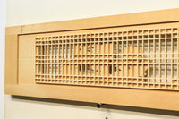 唐獅子牡丹を描いた木地色の欄間 E9721 在庫1枚