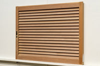 Small size louvered window E9815