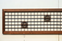 麻の葉組子が上品な升格子欄間 EZ1093ab 在庫(a:1 b:1)枚