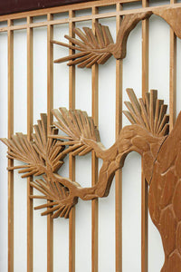 風情ある松の風景を描いたスリガラス入り建具 EZ1147abcd 在庫(a:0 b:1 c:0 d:0)枚