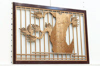 風情ある松の風景を描いたスリガラス入り建具 EZ1147abcd 在庫(a:0 b:1 c:0 d:0)枚