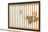 風情ある松の風景を描いたスリガラス入り建具 EZ1147abcd 在庫(a:0 b:1 c:0 d:0)枚