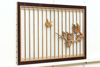 風情ある松の風景を描いたスリガラス入り建具 EZ1147abcd 在庫(a:0 b:1 c:0 d:0)枚