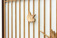 風情ある松の風景を描いたスリガラス入り建具 EZ1147abcd 在庫(a:0 b:1 c:0 d:0)枚