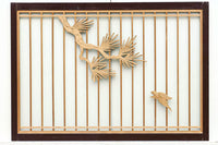 風情ある松の風景を描いたスリガラス入り建具 EZ1147abcd 在庫(a:0 b:1 c:0 d:0)枚