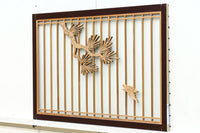 風情ある松の風景を描いたスリガラス入り建具 EZ1147abcd 在庫(a:0 b:1 c:0 d:0)枚