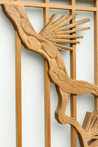 風情ある松の風景を描いたスリガラス入り建具 EZ1147abcd 在庫(a:0 b:1 c:0 d:0)枚