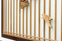 風情ある松の風景を描いたスリガラス入り建具 EZ1147abcd 在庫(a:0 b:1 c:0 d:0)枚