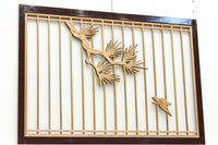 風情ある松の風景を描いたスリガラス入り建具 EZ1147abcd 在庫(a:0 b:1 c:0 d:0)枚