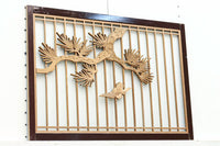 風情ある松の風景を描いたスリガラス入り建具 EZ1147abcd 在庫(a:0 b:1 c:0 d:0)枚