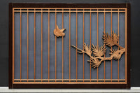 風情ある松の風景を描いたスリガラス入り建具 EZ1147abcd 在庫(a:0 b:1 c:0 d:0)枚