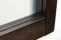 お洒落なストライプ柄の中型ガラス欄間 EZ1221 在庫1枚