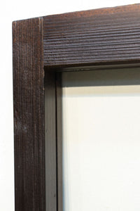 お洒落なストライプ柄の中型ガラス欄間 EZ1221 在庫1枚