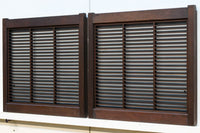 小窓に最適な横格子の小型建具 EZ1285 在庫2枚