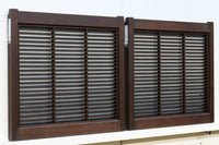 小窓に最適な横格子の小型建具 EZ1285 在庫2枚