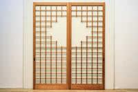 Glass door set F7435