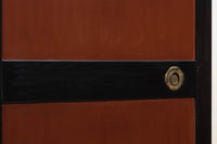 幅1136ミリ 朱漆と黒漆で雅な色彩をした幅広板戸 F7451 在庫4枚