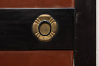 幅1136ミリ 朱漆と黒漆で雅な色彩をした幅広板戸 F7451 在庫4枚