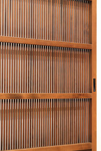 幅676ミリ 繊細な格子づくりで風情のあるスリム幅格子戸 F7751 在庫1枚