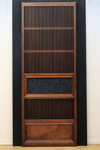 幅673ミリ 結霜ガラスで格調あるスリムな大阪格子戸 F7779 在庫1枚