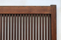 幅673ミリ 結霜ガラスで格調あるスリムな大阪格子戸 F7779 在庫1枚