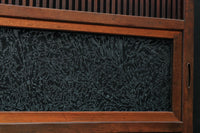 幅673ミリ 結霜ガラスで格調あるスリムな大阪格子戸 F7779 在庫1枚