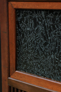 幅673ミリ 結霜ガラスで格調あるスリムな大阪格子戸 F7779 在庫1枚