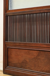 幅673ミリ 結霜ガラスで格調あるスリムな大阪格子戸 F7779 在庫1枚