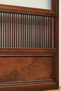 幅673ミリ 結霜ガラスで格調あるスリムな大阪格子戸 F7779 在庫1枚