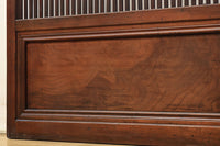 幅673ミリ 結霜ガラスで格調あるスリムな大阪格子戸 F7779 在庫1枚