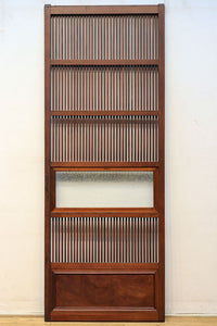 幅673ミリ 結霜ガラスで格調あるスリムな大阪格子戸 F7779 在庫1枚