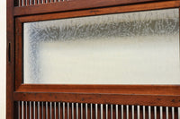 幅673ミリ 結霜ガラスで格調あるスリムな大阪格子戸 F7779 在庫1枚