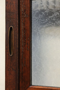 幅673ミリ 結霜ガラスで格調あるスリムな大阪格子戸 F7779 在庫1枚