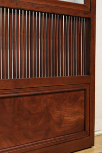 幅673ミリ 結霜ガラスで格調あるスリムな大阪格子戸 F7779 在庫1枚