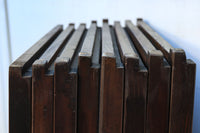 幅673ミリ 結霜ガラスで格調あるスリムな大阪格子戸 F7779 在庫1枚